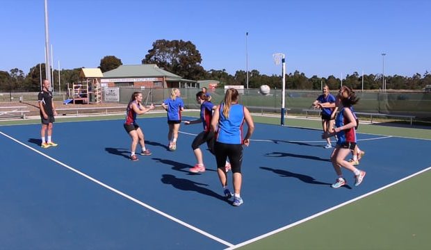 Ball tag drill netball coach coaching video