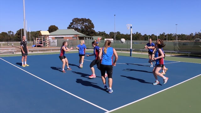 Ball tag drill netball coach coaching video