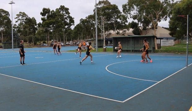 Netball coaching goalers drill shooting