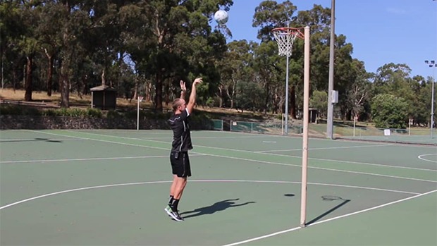 Goaling technique skills drills netball coaching