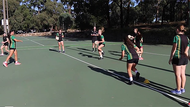 Netball coaching drills videos skills