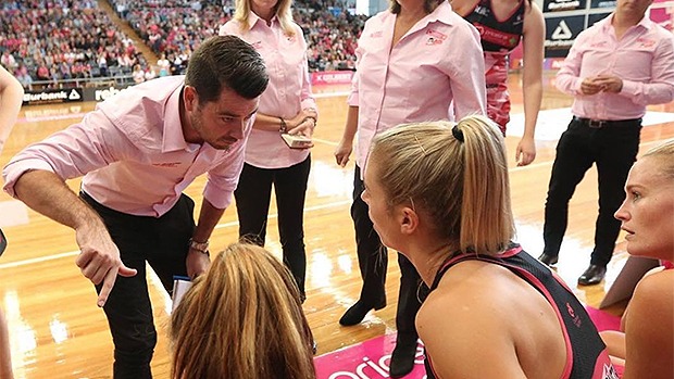 Adelaide Thunderbirds coach Dan Ryan netball