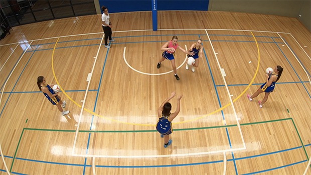 Noeline Taurua Netball Drill Three Point Defensive Attack