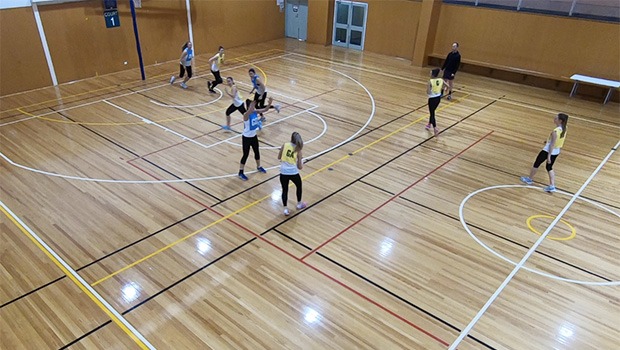 Netball drill fill drill transition