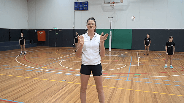 SHARNI LAYTON NETBALL DRILL EYES UP