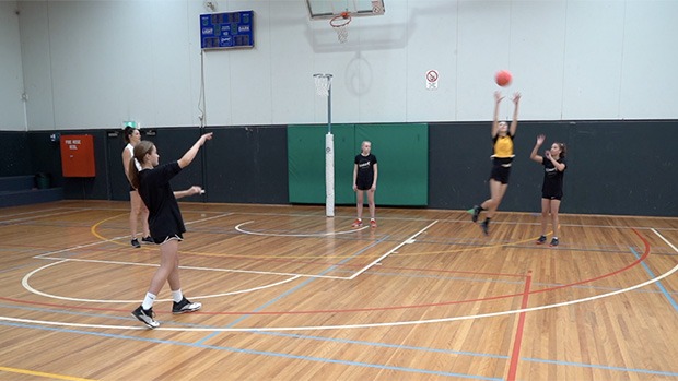 Sharni Layton intercept netball