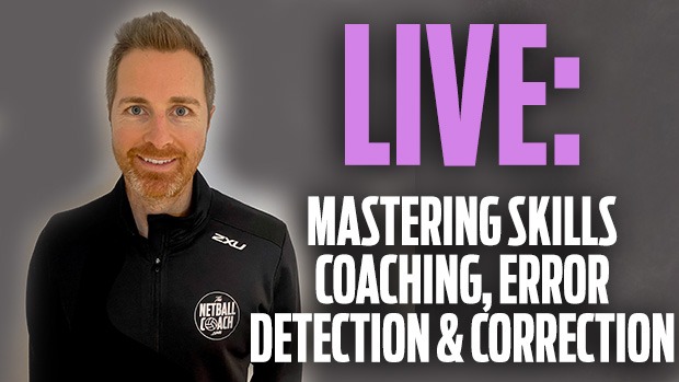 Netball skill error detection correction