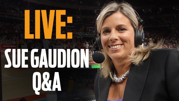 Sue Gaudion netball live