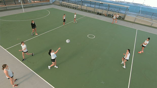 Kate Eddy netball drill