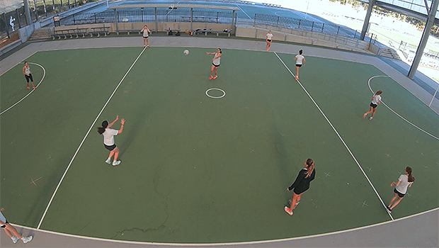 Kate Eddy six point netball timing drill