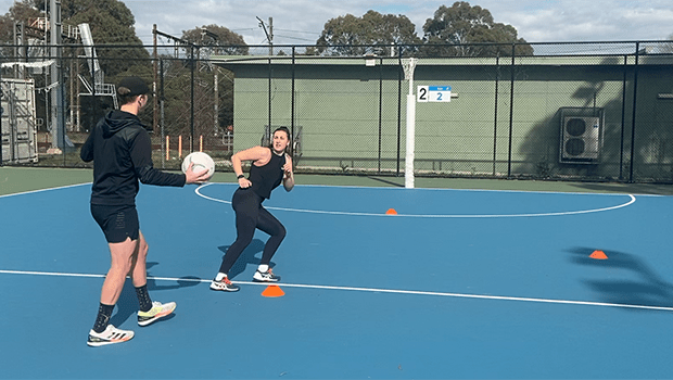 DEFENCE WITH THE LOT NETBALL DRILL