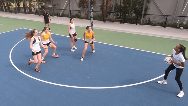 BUM TO THE BASELINE NETBALL DRILL