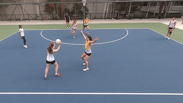 SPLIT THREE WAYS NETBALL DRILL