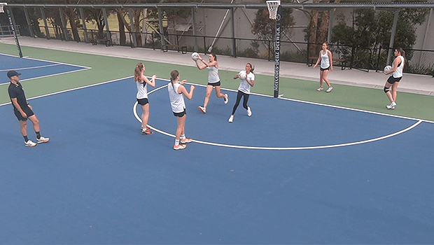 SAWTOOTH SHUFFLE NETBALL DRILL