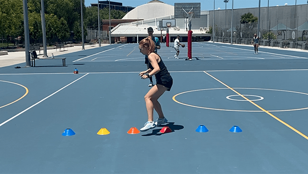 SHAKE THE SNAKE NETBALL FOOTWORK DRILL