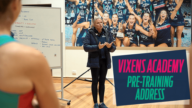 VIXENS ACADEMY TRAINING DRILL